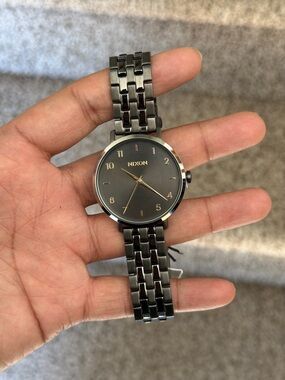 Nixon arrow unisex Stainless Steel Black Link Watch